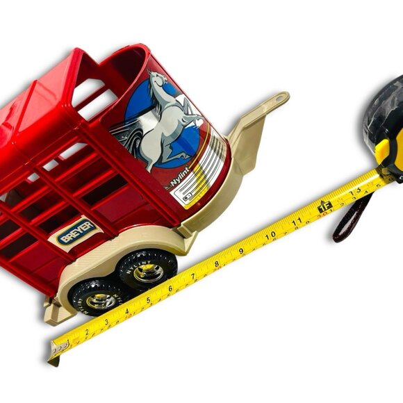 Vintage NYLINT 4x4 Horse Stable Trailer. Please Read! RARE Item! - Picture 8 of 8